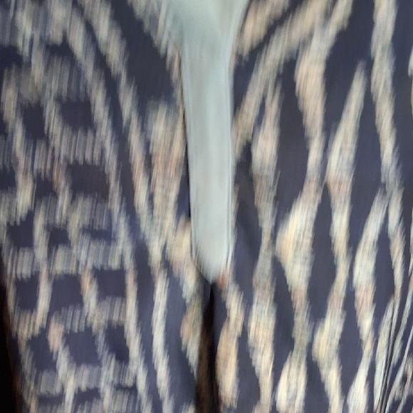 NWT ANTHROPOLOGIE TINY Blue Patterned Long Sleeve Blouse SIZE Small - Picture 6 of 16